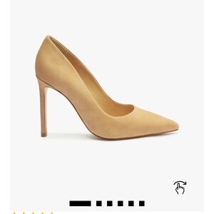 Schutz “Lou” Tan Suede Stiletto Pumps